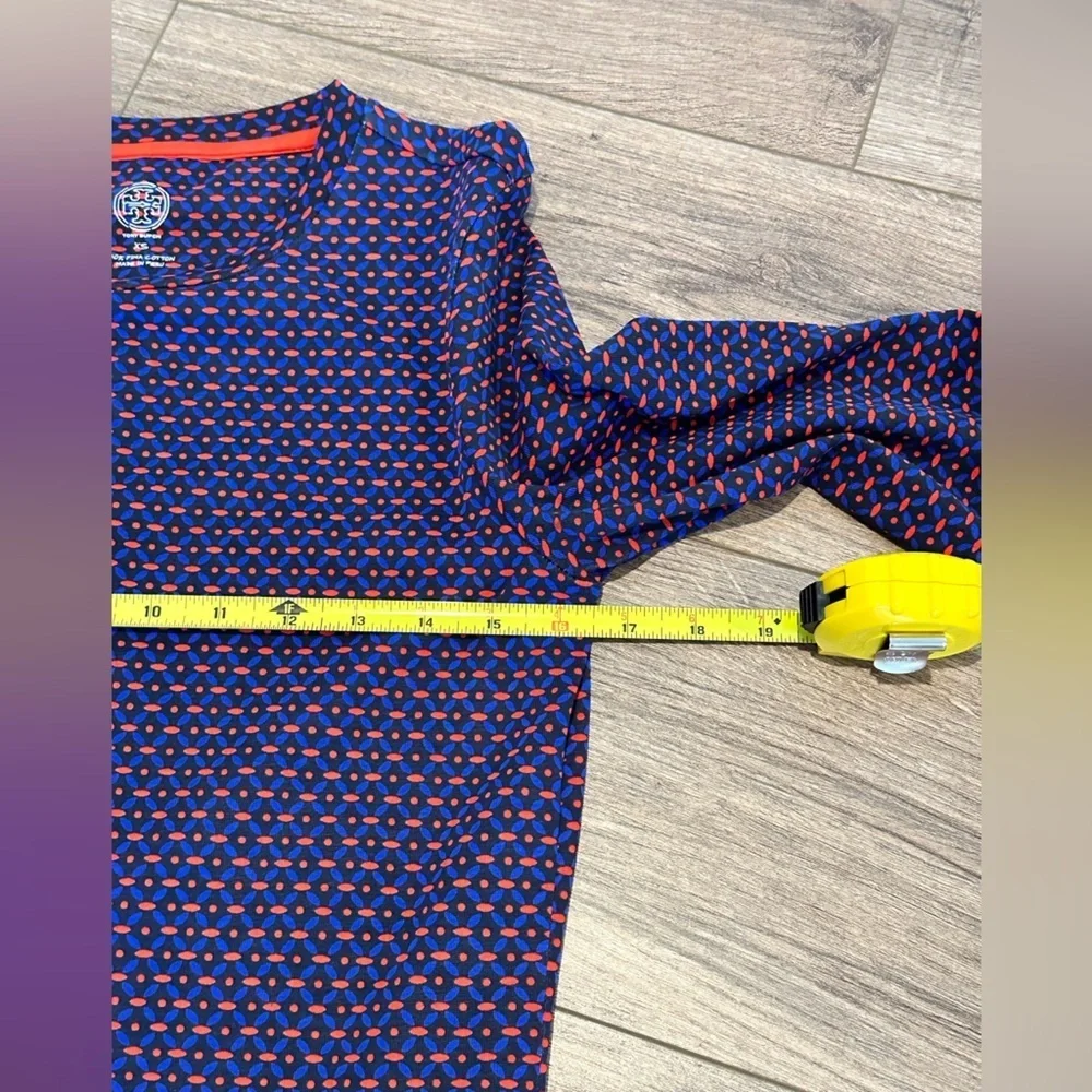 NWOT Tory Burch Jenny Purple Patterned Long Sleeve Dress XS
